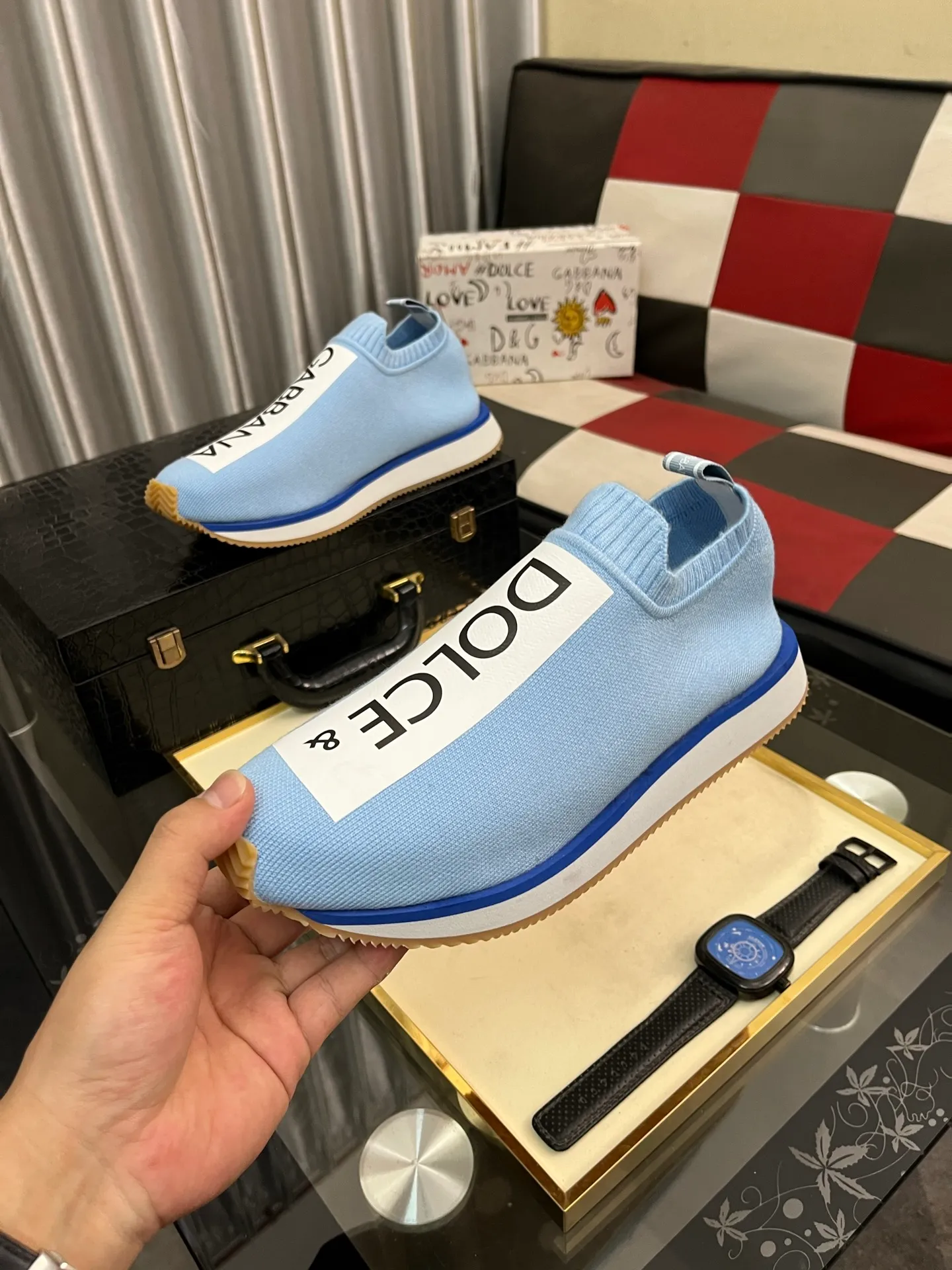 Men's men's shoes 💰420⌚️⌚️【DG～】couple casual shoes 2025z cabinet sales simultaneously 🔶Size: 35-46#️⃣ 🔷8 colors🔜The upper is made of multi-material splicing➕Mesh lining, comfortable and breathable, sole: original comfortable and wear-resistant outsole, ⚠️real thing📱photographed🎬real thing is better📢📢📢
